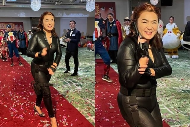 夾手立委陳玉珍COS黑寡婦 | 八卦新聞