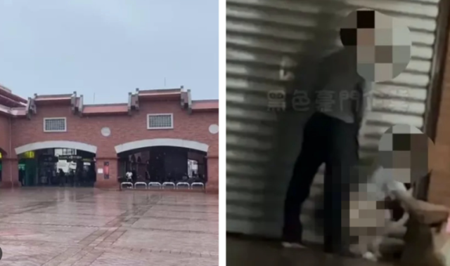 活春宮ㄟ 居然在淡水捷運站打野O