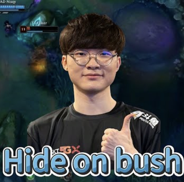 Faker帳號「Hide on bush」因網路問題被中離鎖帳、但Riot秒解鎖