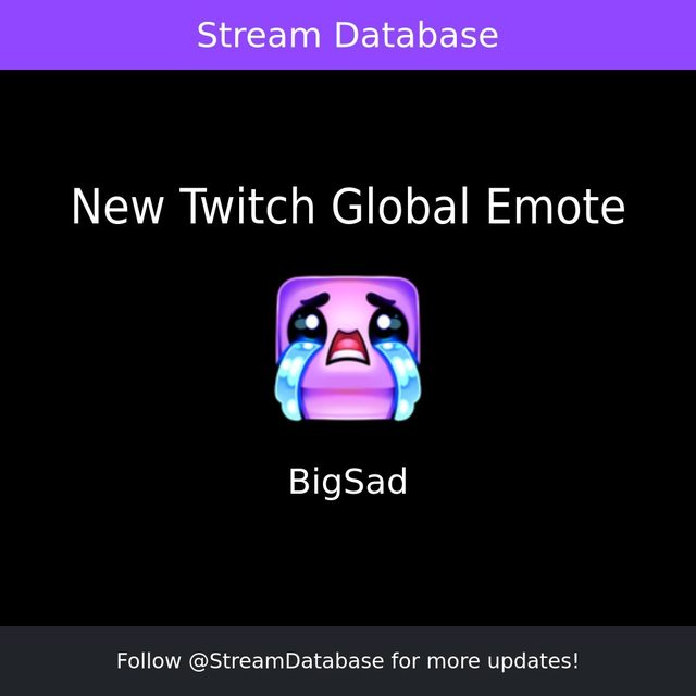 Twitch的哭哭饅頭貼圖過期了,換了一個超醜替代品