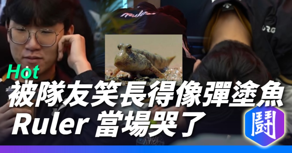 Duro:有人說Ruler長得很像彈塗魚 Ruler哭了