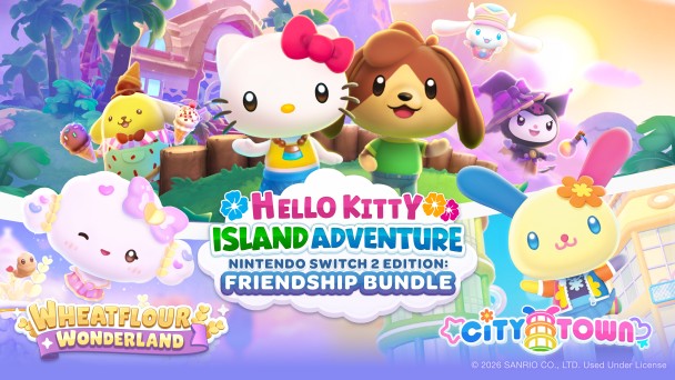 《Hello Kitty Island Adventure Nintendo Switch 2 Edition:Friendship Bundle》 完整實體版確定於2026年11月20日(五)發售!