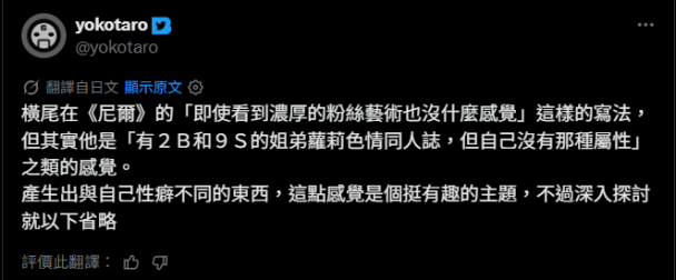 性癖沒對到玩家,刀子倒是插得很準?橫尾談《尼爾》創作