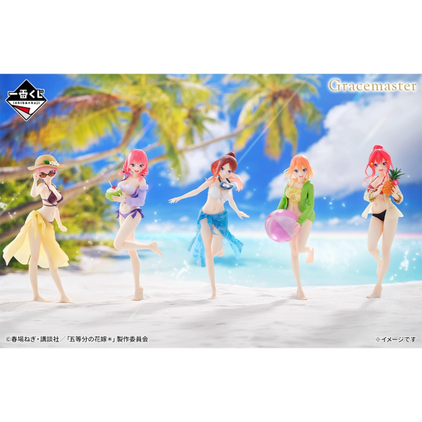 一番賞《五等分的新娘「beachside memories」》五姊妹模型公開!12 月 16 日 日本正式開抽