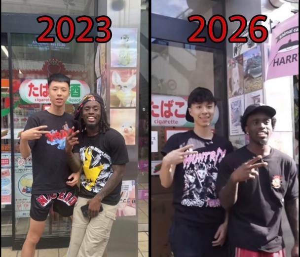 Kai跟Ray到日本 又是同一間超商 同一個阻止拍攝的店員